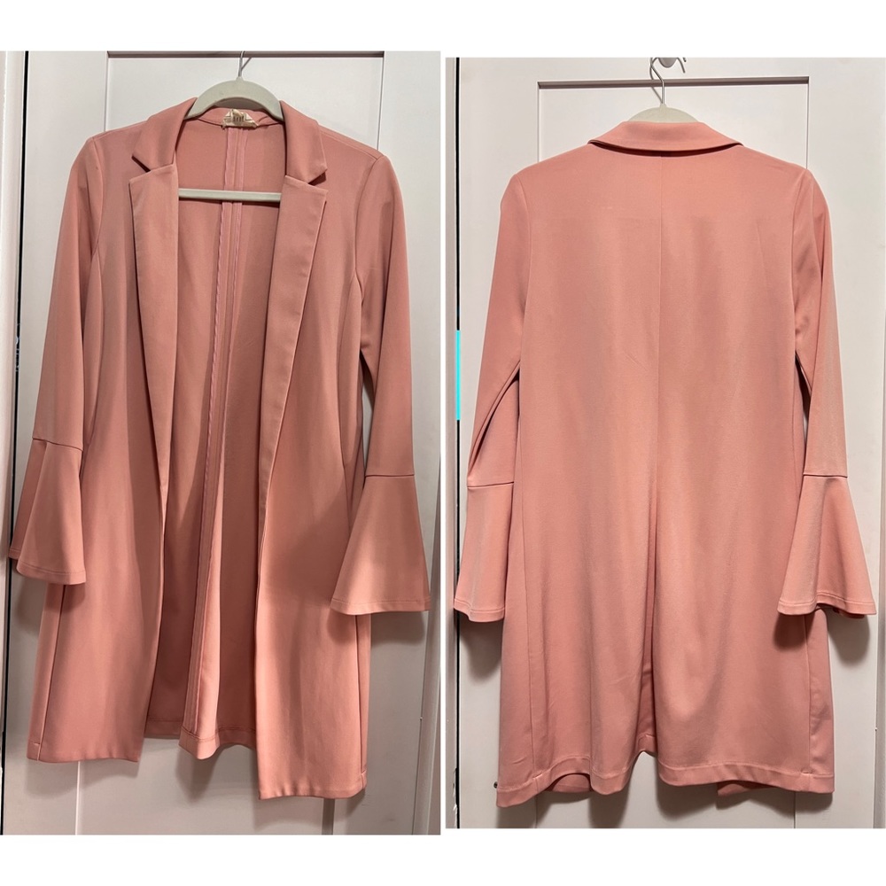 Midi Womens Dress Cardigan Coat